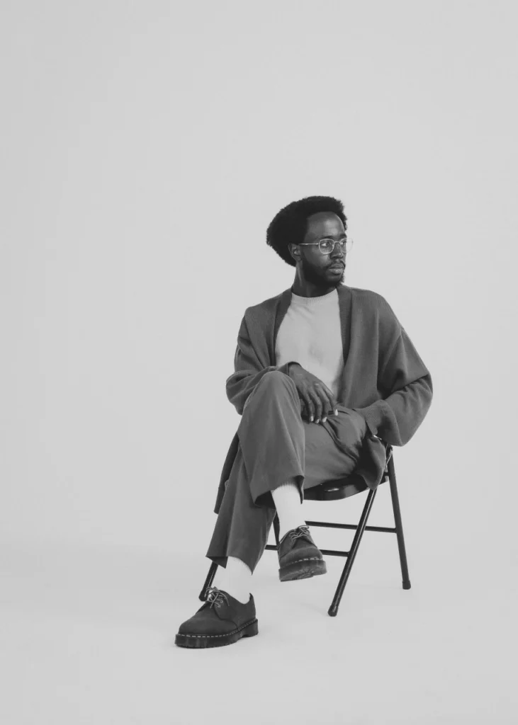 Mike Bosco black and white portrait